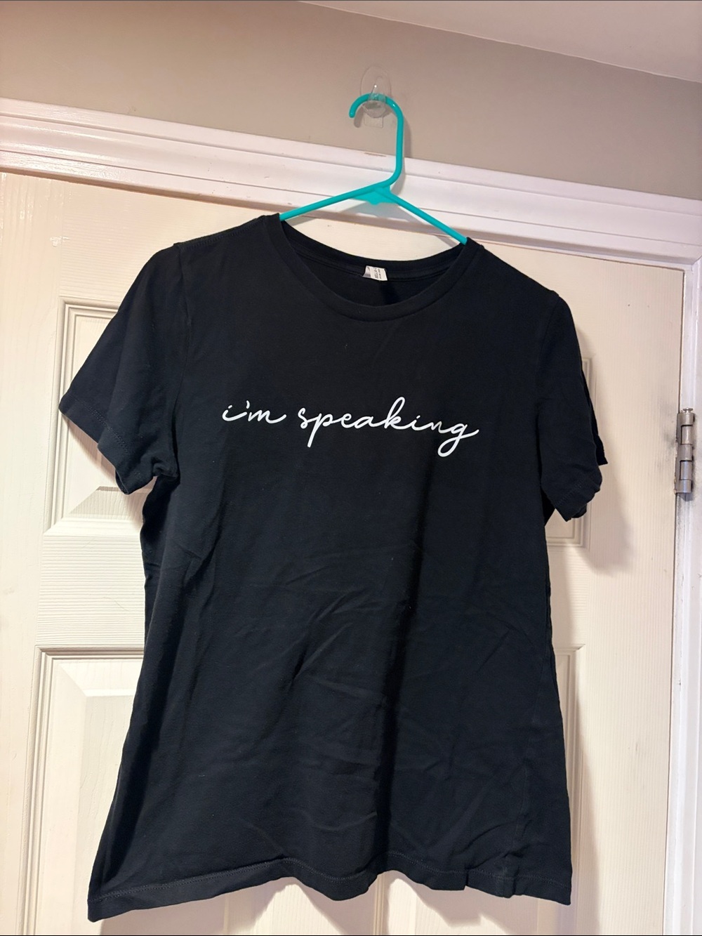 Bella Canvas "i'm speaking" Short Sleeve Tee i. Black M